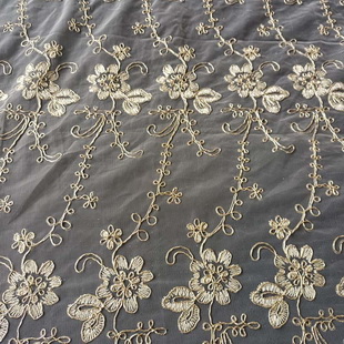 XP0232 Corded Wedding Lace Fabric Bridal Lace Fabric Embroidery