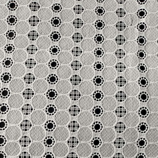 XS1692 Graceful White Flower Decorative Fabric Chemical Embroidery Lace