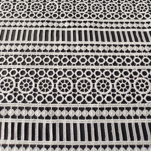 XS1693 Full Lace Fabric DIY Home Decorative Heavy Lace For Table Cloth
