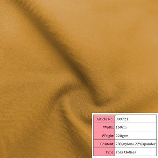 009721 Plain Dyeing Nylon Spandex Activewear Leggings Fabric