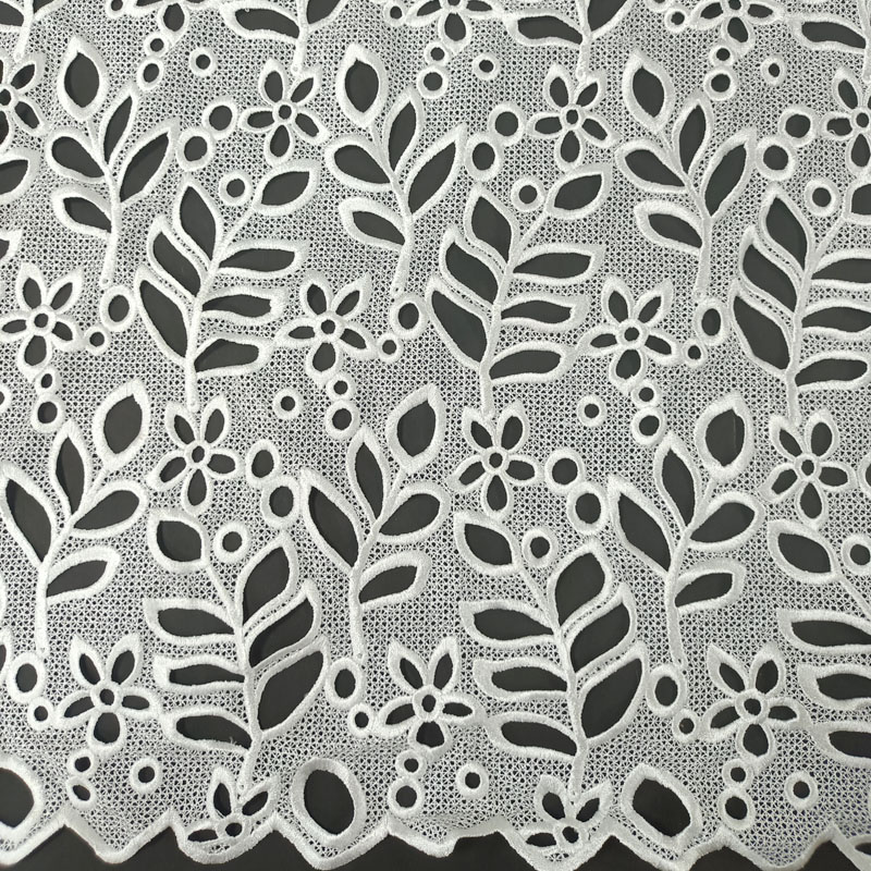 XS1711 Two-tone Lace Fabric Chemical Lace Fabric Lace Polyester