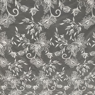 XF6081 Cheap Polyester Fancy Embroidery Lace Fabric For Dress