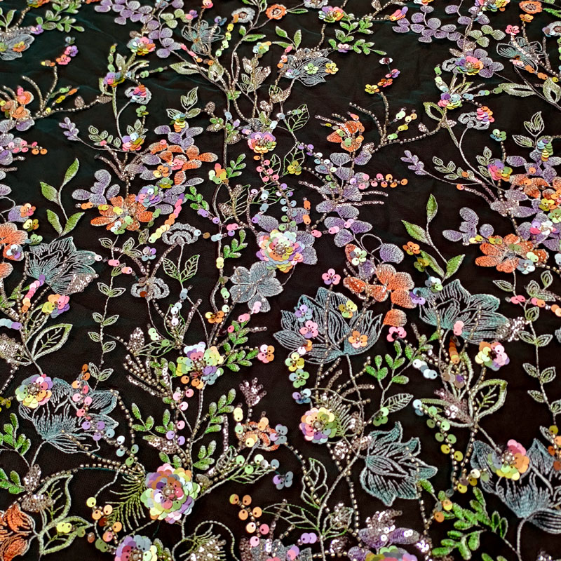 XW5297 Fashion Wedding Bridal Tulle Light Embroidery Lace Fabric