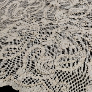 GXS1754 Guipure Lace Fabric with Embroidered Cashew Flower