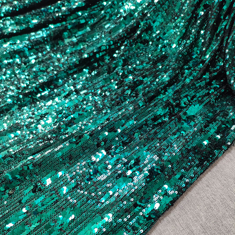 Factory Direct Mermaid Swimwear Butterfly Sequin Fabric XZ5321