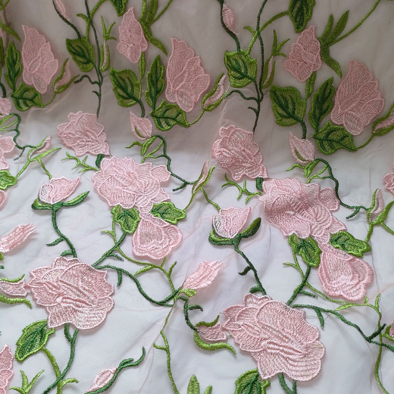 Popular 3D Flower Lace Fabric – Party Dress Embroidery Lace for Women XF6094