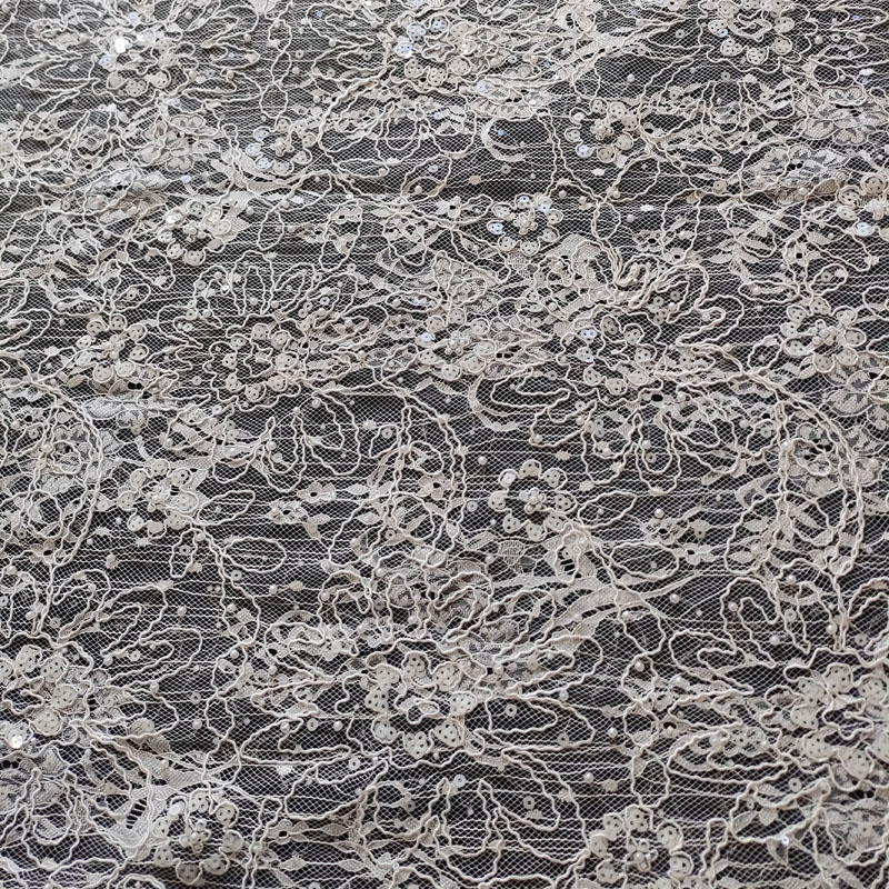 High Quality Embroidered Pearl Lace Fabric – Bead Tube Tulle Mesh for Bridal XW5301