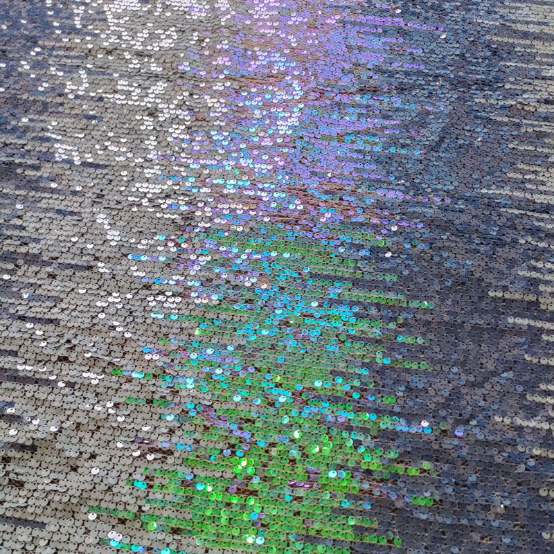 Manufacturer Direct Sales Fashion Women's Clothing Sequin Fabric Fashionable Style Dress Gradient Fabric for Stage Dress XZ5325