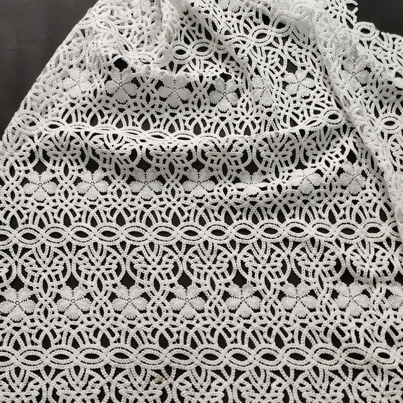 Fancy African Guipure Lace Fabric – High Quality Nigerian Women Dresses XS1796