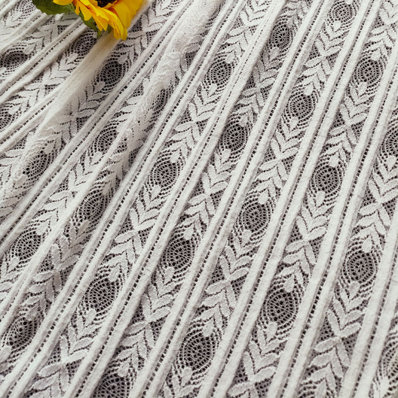 Soft Wave Line Stretch Lace Fabric – Fashion Children's Cross-Border Hot Sale XL707